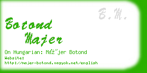 botond majer business card